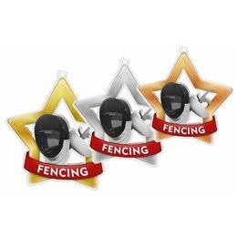 Acrylmedaille MDASTARM20 | Fechten