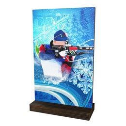 Dřevěná plaketa WPLAW01M08 | Biatlon