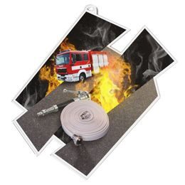 Akrylátová medaile MDAZ0011M23 | Hasiči