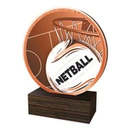Dřevěná plaketa TFRW568 | Netball
