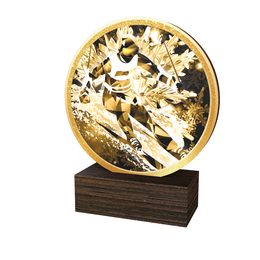 Dřevěná plaketa TFRW754 | Sjezdové lyžování