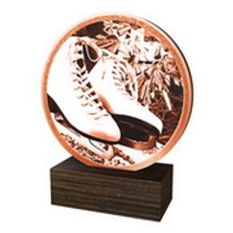 Dřevěná plaketa TFRW697 | Krasobruslení