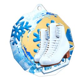 Kovová medaile MDM03M60 | Bruslení