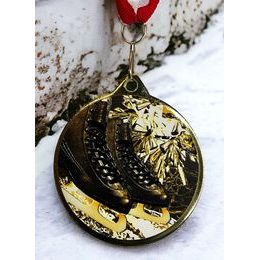 Kovová medaile MDLRMAXM35 | Krasobruslení