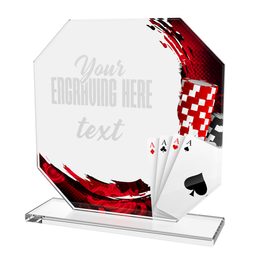 Glastrophäe CR2024302M34 | Kartenspiele