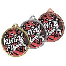 Kovová medaile MDL001M27 | Bojová umění
