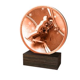 Dřevěná plaketa TFRW784 | Sjezdové lyžování