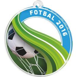 Akrylátová medaile MDAF0010M9 | Fotbal