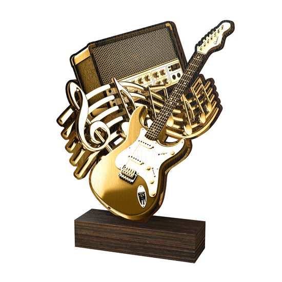 Dřevěná plaketa WF356 | Hudba