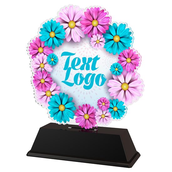 Akrylátová trofej FA200M43 | Květinová edice