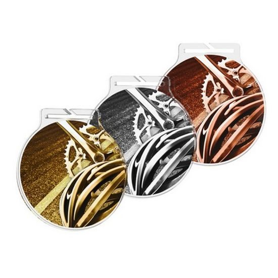 Akrylátová medaile MDAR60M52 | Cyklistika