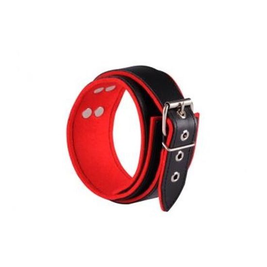 Collar - black / red