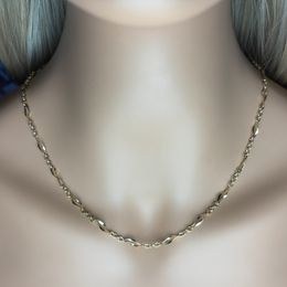 MINET Zlatá prodlužovací očka na řetízek z bílého zlata Au 585/1000 0,40g