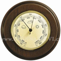 Barometr na dřevěné podložce B201230