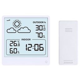 JVD SB3347.1 - meteostanice s předpovědí počasí a bezdrátovým měřením venkovní teploty