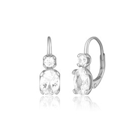 Náušnice JVD SVLE0658XH2BI00 stříbrné