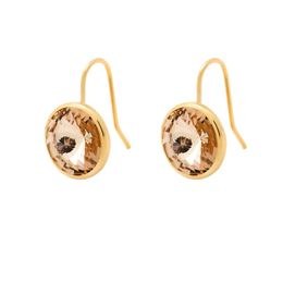 Stříbrné zlacené náušnice Victoria Cruz A2521-02DT