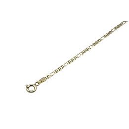 Zlatý 585/1000 řetízek figaro 1009