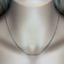 Stříbrný 925/1000 žiletkový řetízek S1004