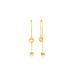 Náušnice JVD stříbrné