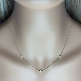 MINET Zlatá prodlužovací očka na řetízek z bílého zlata Au 585/1000 0,40g