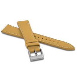 LAVVU Okrový voděodolný řemínek DAVINCI z luxusní kůže Top Grain - 20 LSAAO20