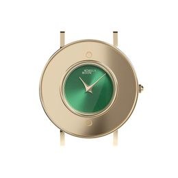 Zlacené pouzdro/zelený číselník