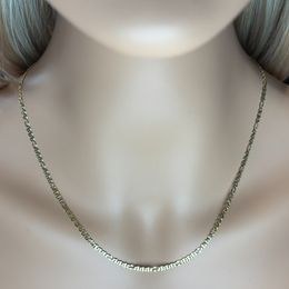 MINET Zlatá prodlužovací očka na řetízek z bílého zlata Au 585/1000 0,40g