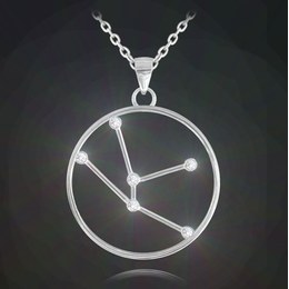 MINET Decentní pozlacený stříbrný náhrdelník