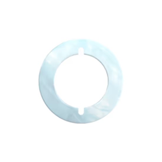 Dekorativní kroužek/světle modrý
