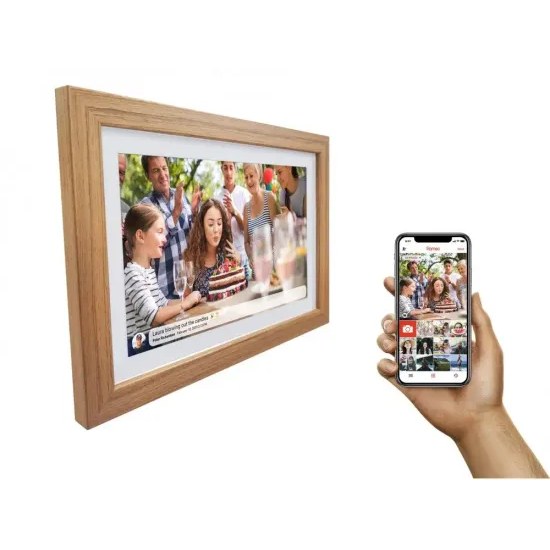 TFA 37.1002.08 - digitální fotorámeček s aplikací FRAMEO a přesným časem