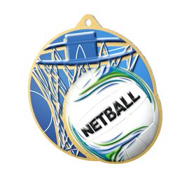 Aurum Stainless Steel Nettball Medal