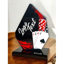 Destin Poker Acrylic Award