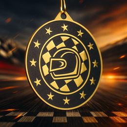 Valor Stainless Steel Motosport Medal