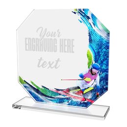 Hutton Ski Slalom Glass Award