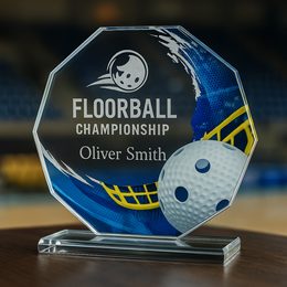 Hopper Floorball Glass Award