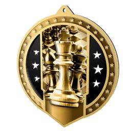Noir Stainless Steel Chess Classic Medal