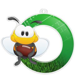 Bumble Bee Football Medal