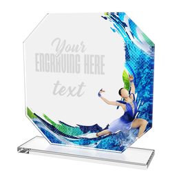 Hutton Ice Skating Glass Award