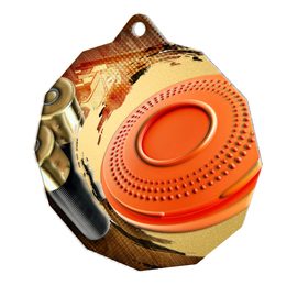 Polygon Stainless Steel Shooting Medal