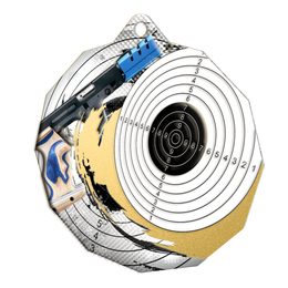 Polygon Stainless Steel Shooting Medal