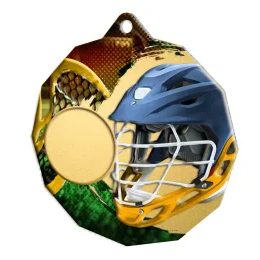 Dodeca Lacrosse Stainless Steel Logo Insert Medal