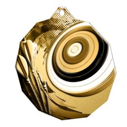 Polygon Classic Stainless Steel Archery Medal
