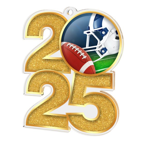 American Football 2025 Acrylic Medal