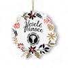Christmas Wreath Logo Custom Made Printed Bauble