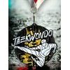 Rincon Classic Taekwondo Black Acrylic Medal