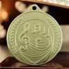 Champion Embossed Music Gold Medal
