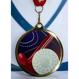 Hercules Texture Print Field Hockey Medal