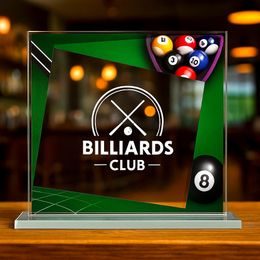 Eloise Pool Full Colour Printed Glass Award