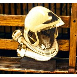 Sierra Classic Firefighters Real Wood Trophy